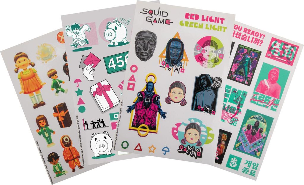Squid Game Sticker Pack Obrázek produktu 