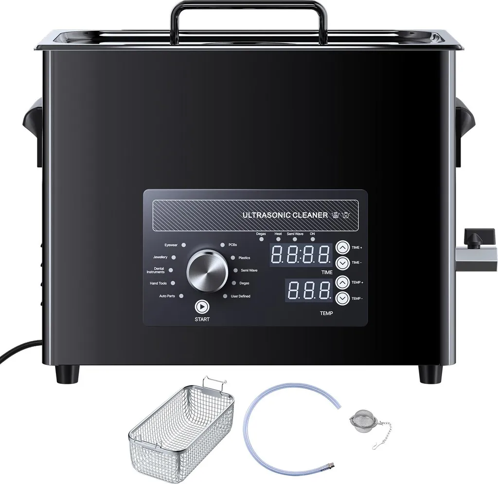 SucceBuy Pulitore Gioielli Ultrasuoni 6L - Sicurezza e Lucentezza