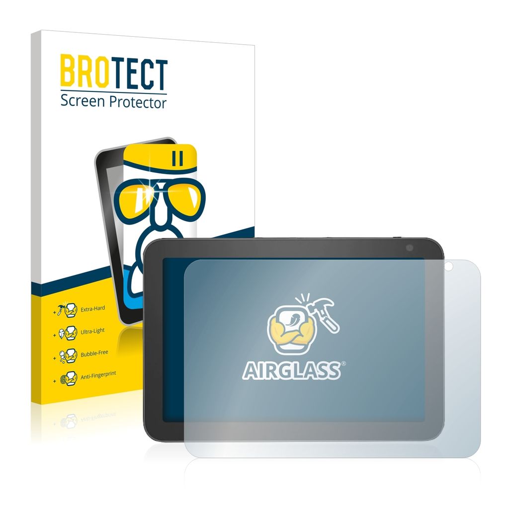 BROTECT Schutzglas für Amazon Echo Show 8 (1. Gen.) Schutzfolie Panzer Folie Glas Display Schutz klar