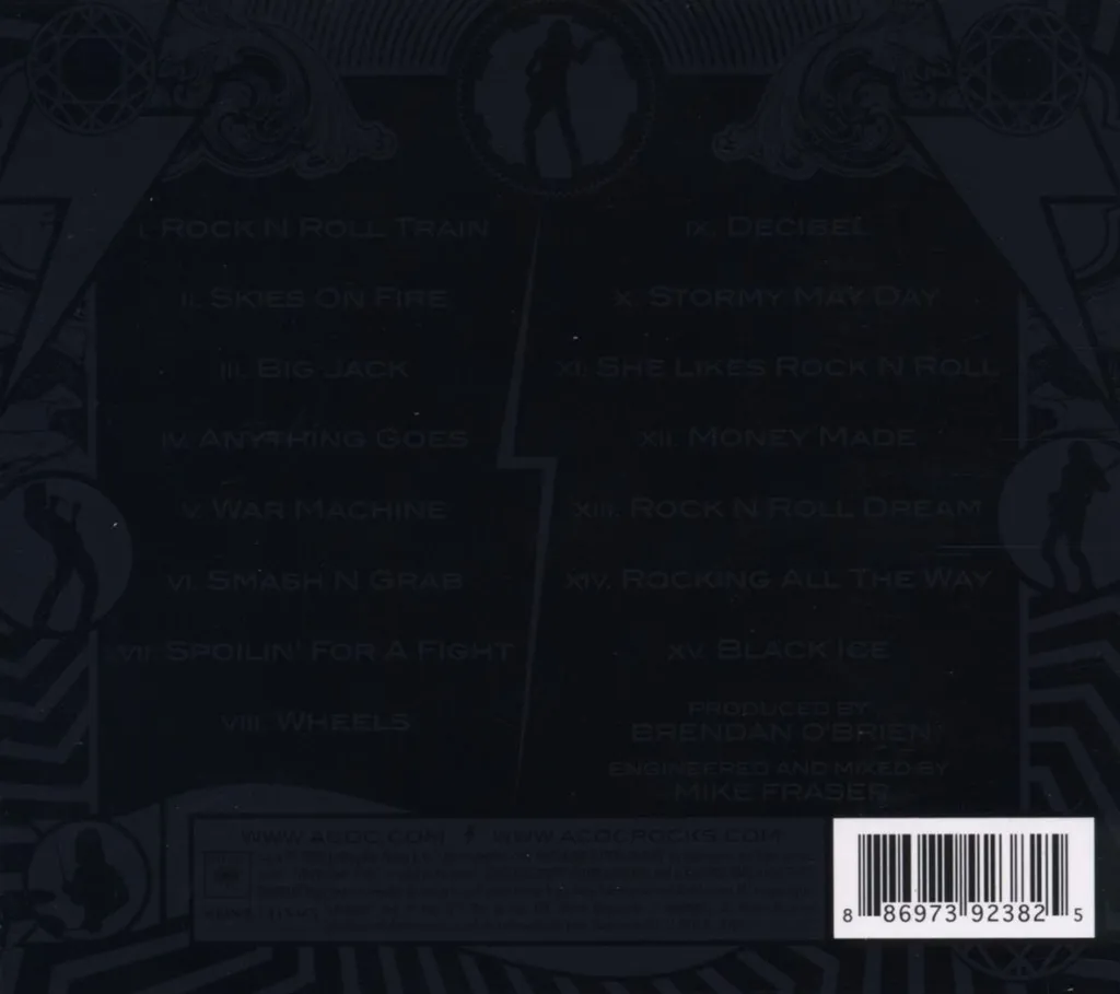 CD AC DC Black Ice edition 15 titres rock n roll riffs angus young