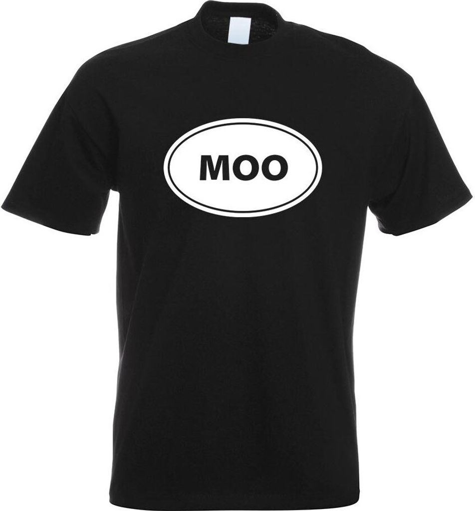 Kiwistar - T-Shirt - schwarz - MOO Herren Funshirt Bedruckt Design Sprüche Spruch Motive - mit Motiv Bedruckt - Funshirt Design - Sport - Freizeit...