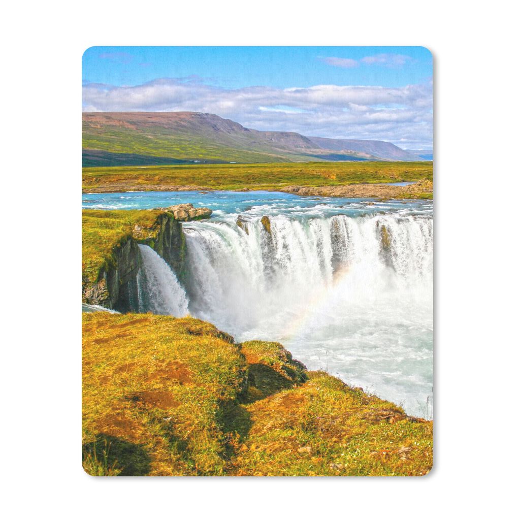 MuchoWow Mauspad Mousepad Wasserfall - Wasser - Natur 30x40 cm - Mousepads - Maus Mat - Pad - Mausunterlage - Mausmatten