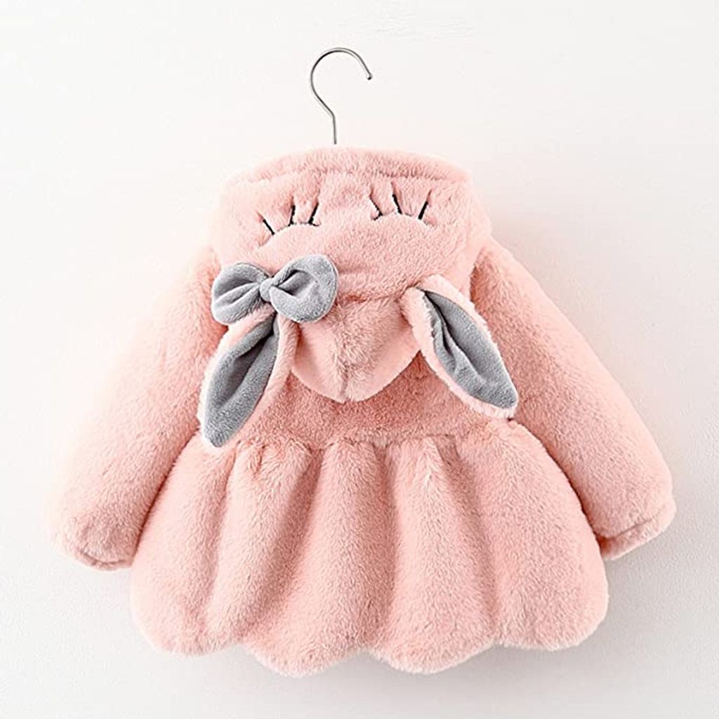 Baby Winter Mantel Mit Kapuze - Leichte Jacke Für Jungen & Mädchen 6 Monate-4 Jahre