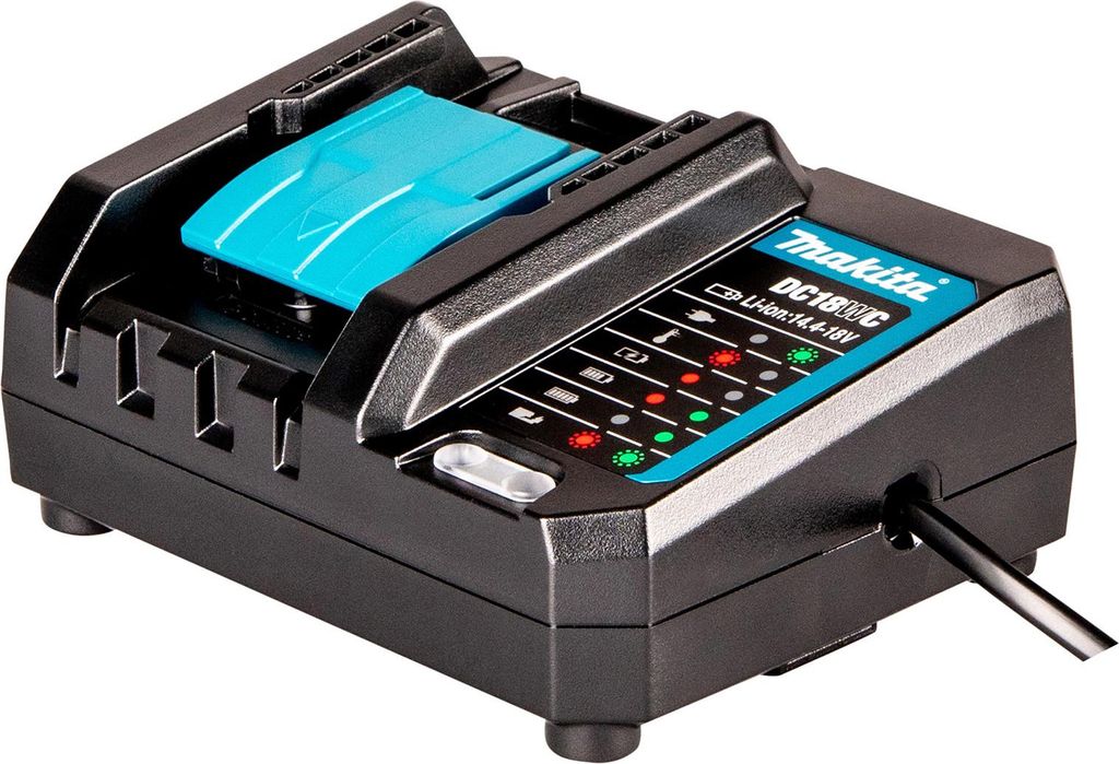 Caricabatterie compatto Makita DC18WC, Li-Ion, 14,4 V - 18 Immagine del prodotto 