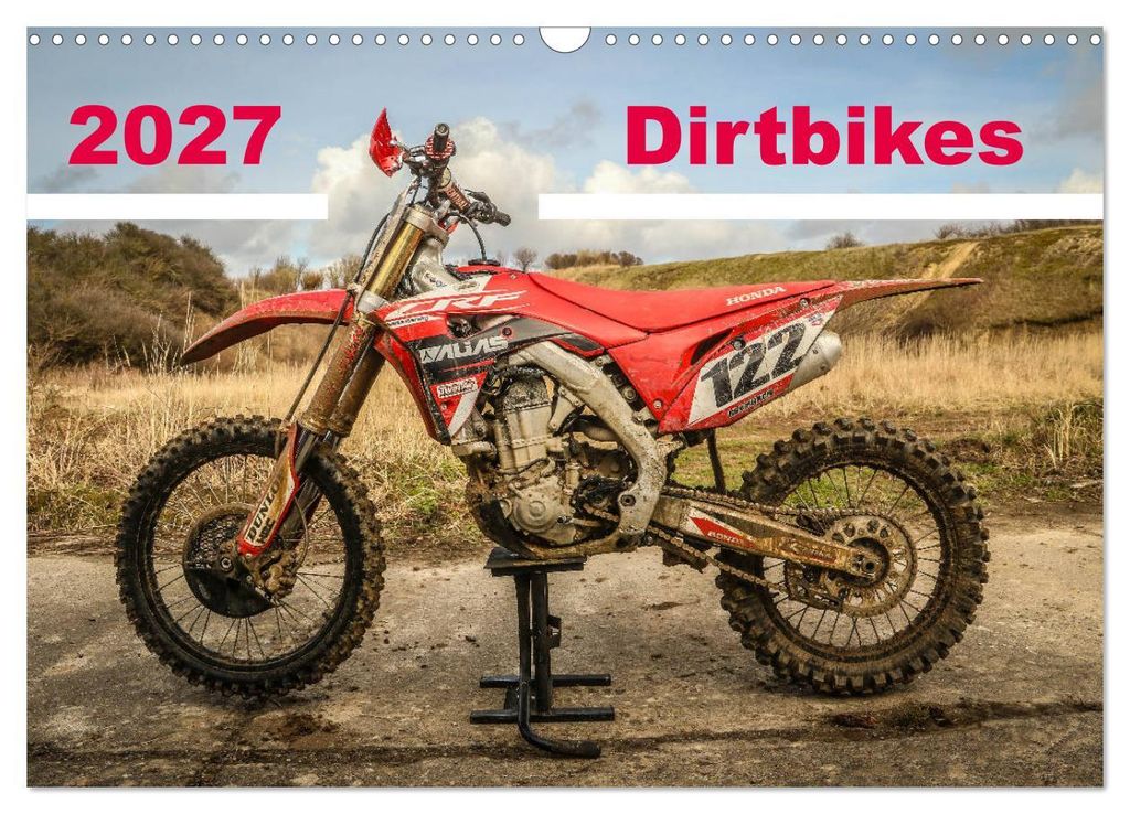 Dirtbikes 2027 (Wandkalender 2027 DIN A3 quer), CALVENDO Monatskalender