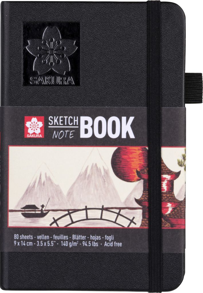 SAKURA 94140001 SAKURA carnet de croquis/notes, 90 x 140 Image du produit 