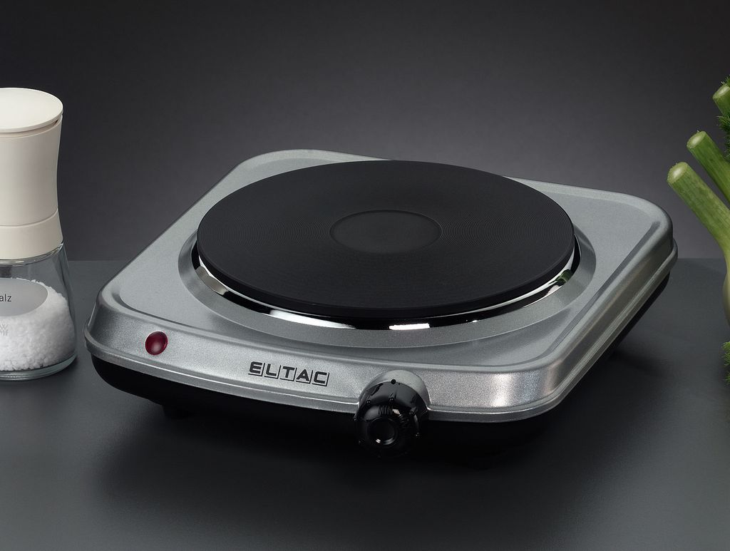ELTAC Einzelkochplatte EK 18 silbermetallic, 1500 Watt Produktbild 5