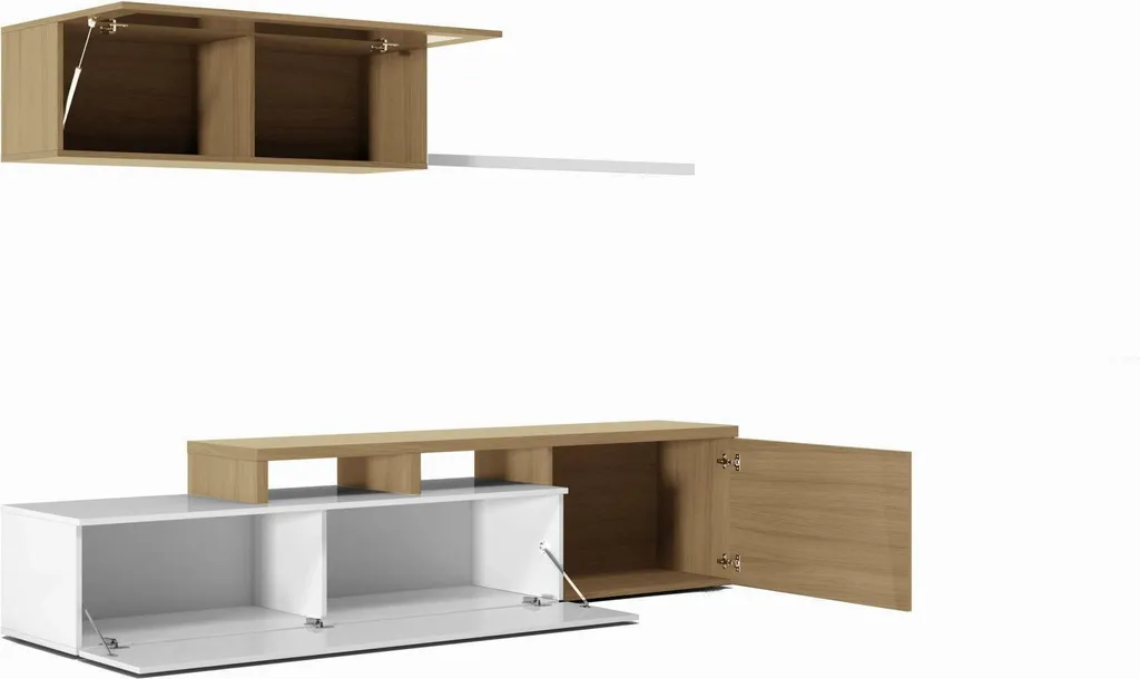 Paroi Modulable Amitraz Chêne Marron pour Diviser une Grande Pièce - 5