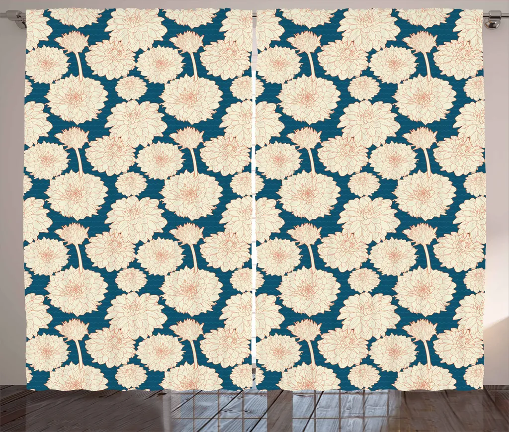 Offerta Tenda Universale ABAKUHAUS 280x175 cm - Fiori Giapponesi