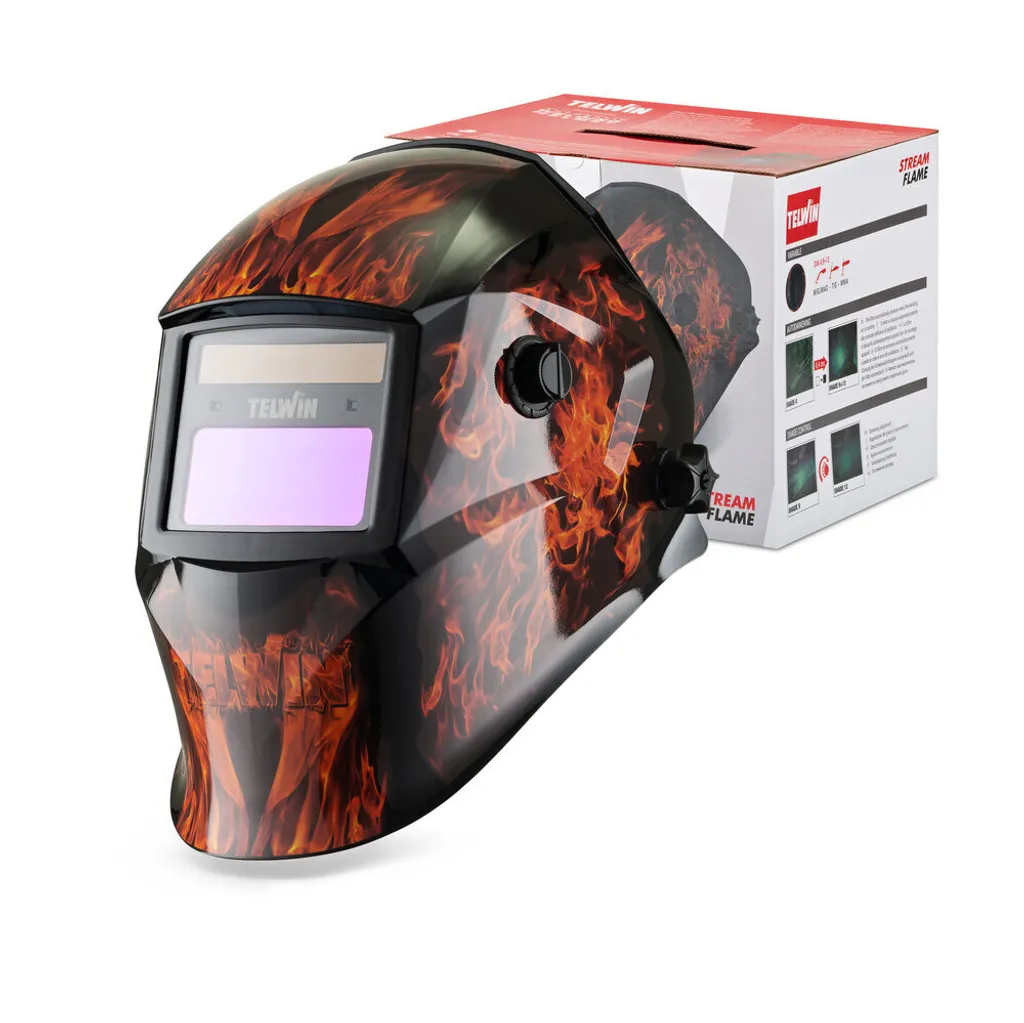 Casque de Soudage Telwin 804235 Idéal pour Atelier de Ferronnerie et TIG - 2
