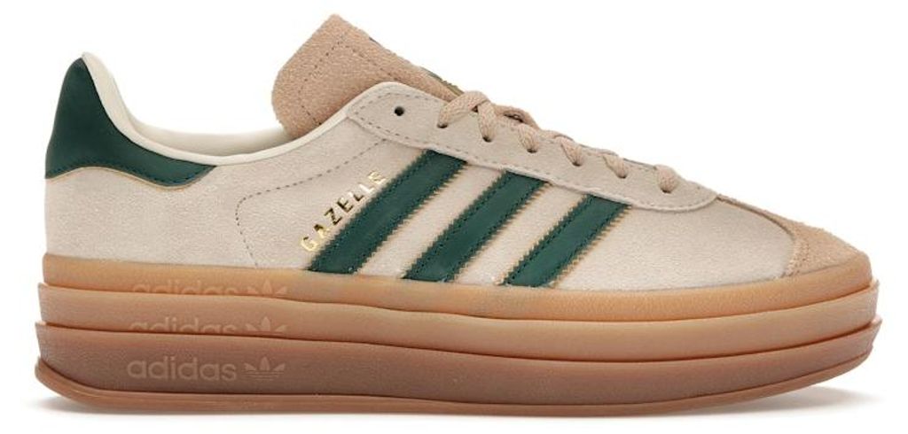 adidas Gazelle Bold Magic Beige Collegiate Green (Women's) Produktbild 