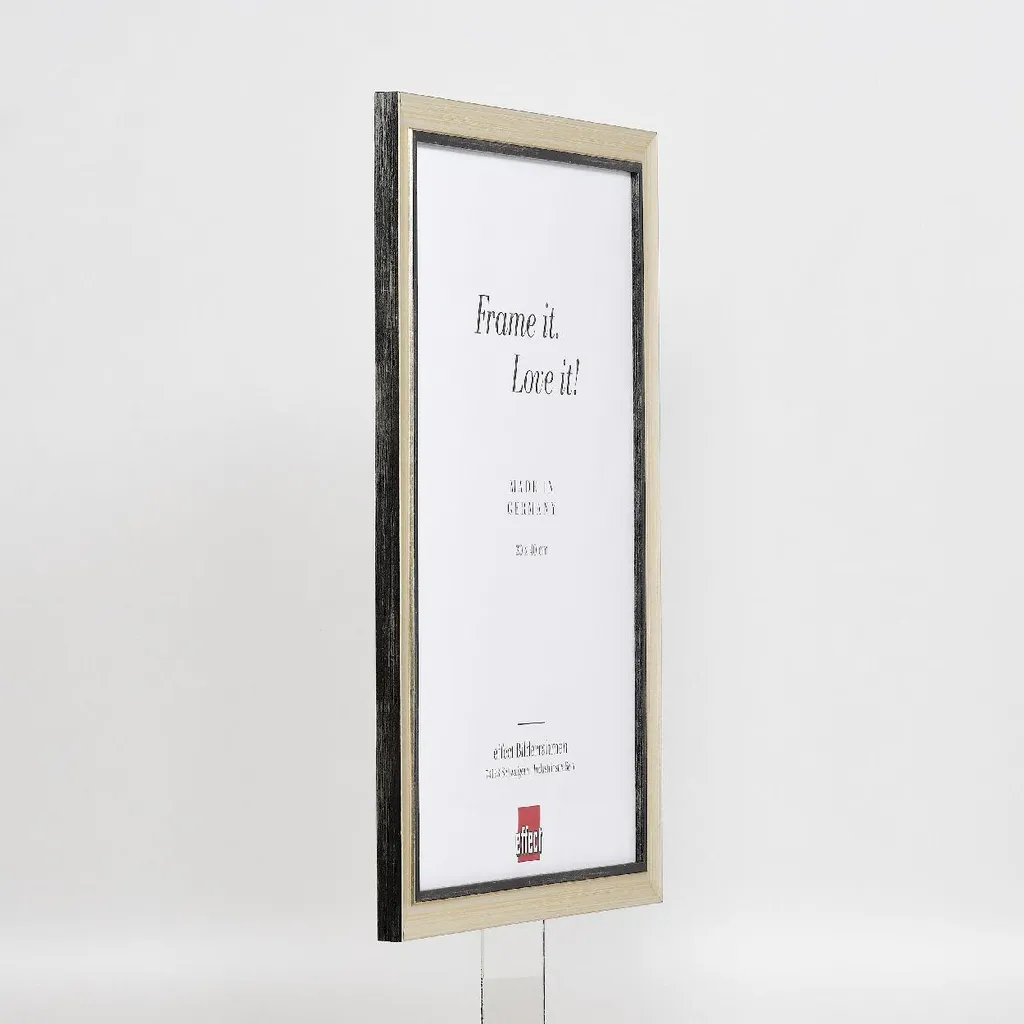 Cornice Argento 10,5x14,8 cm Legno Effect con Vetro Anti-Riflesso - 6