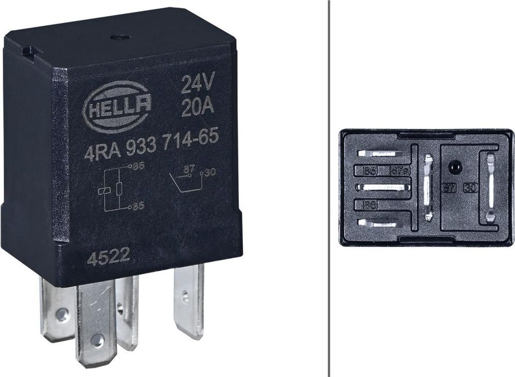 HELLA Arbeitsstromrelais 4RA 933 714-651