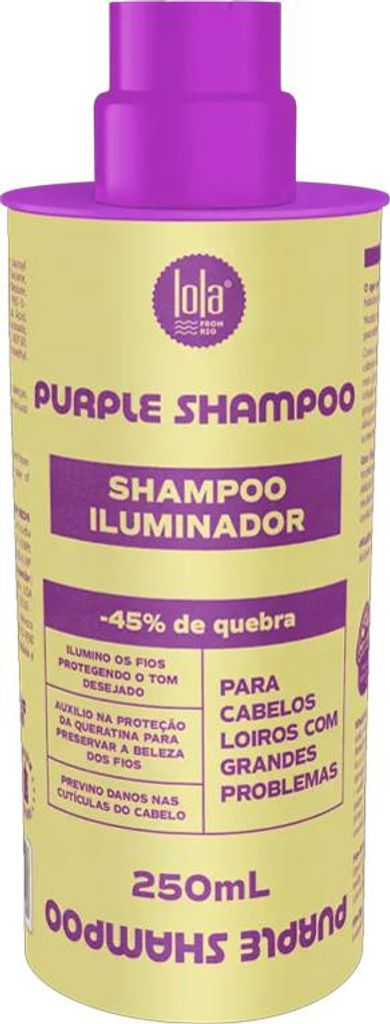 Lola From Rio Purple Shampoo Iluminador 250ml - Aufhellendes Shampoo