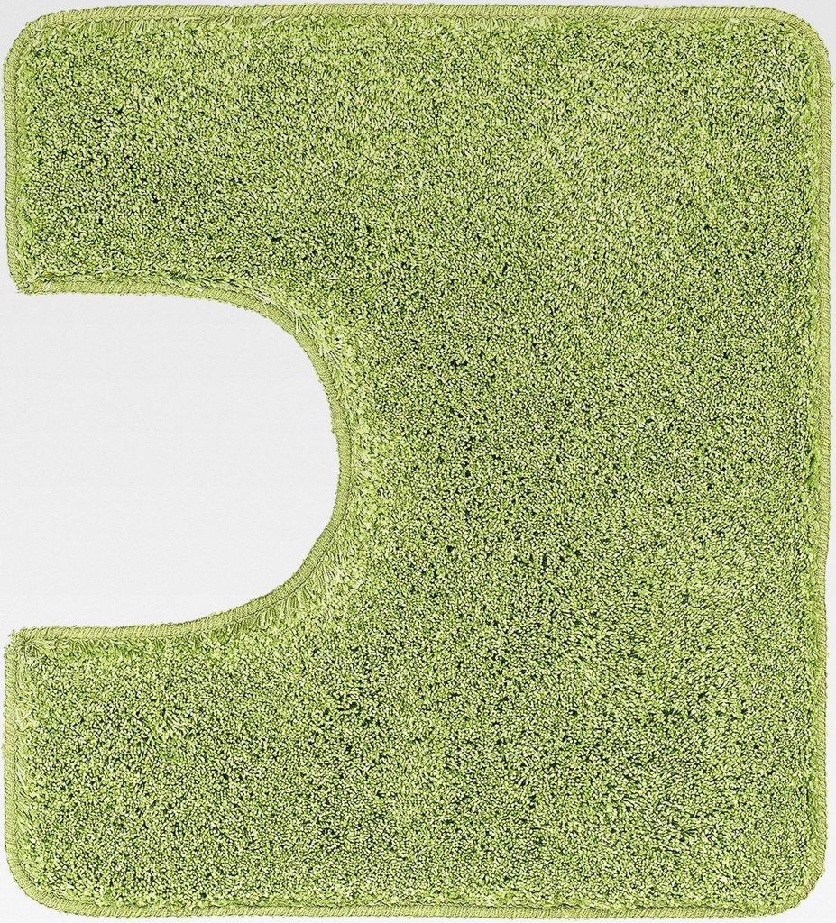 WC-Vorleger Seattle / 55 x 50 cm/Farbe Kiwigrün Badteppich, Polyester, 55x50x3 cm, 4071615130