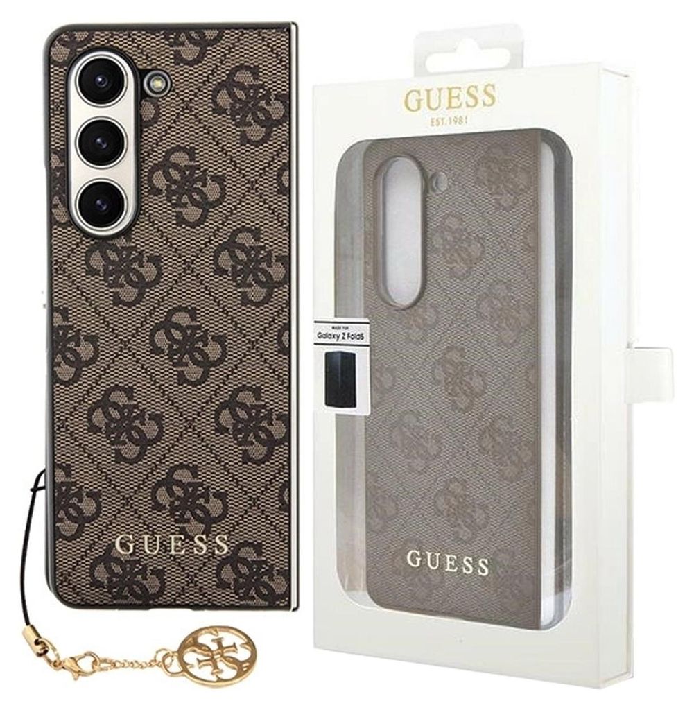 Guess GUHCZFD5GF4GBR F946 Z Fold5 braun/braunes Hardcase 4G Produktbild 