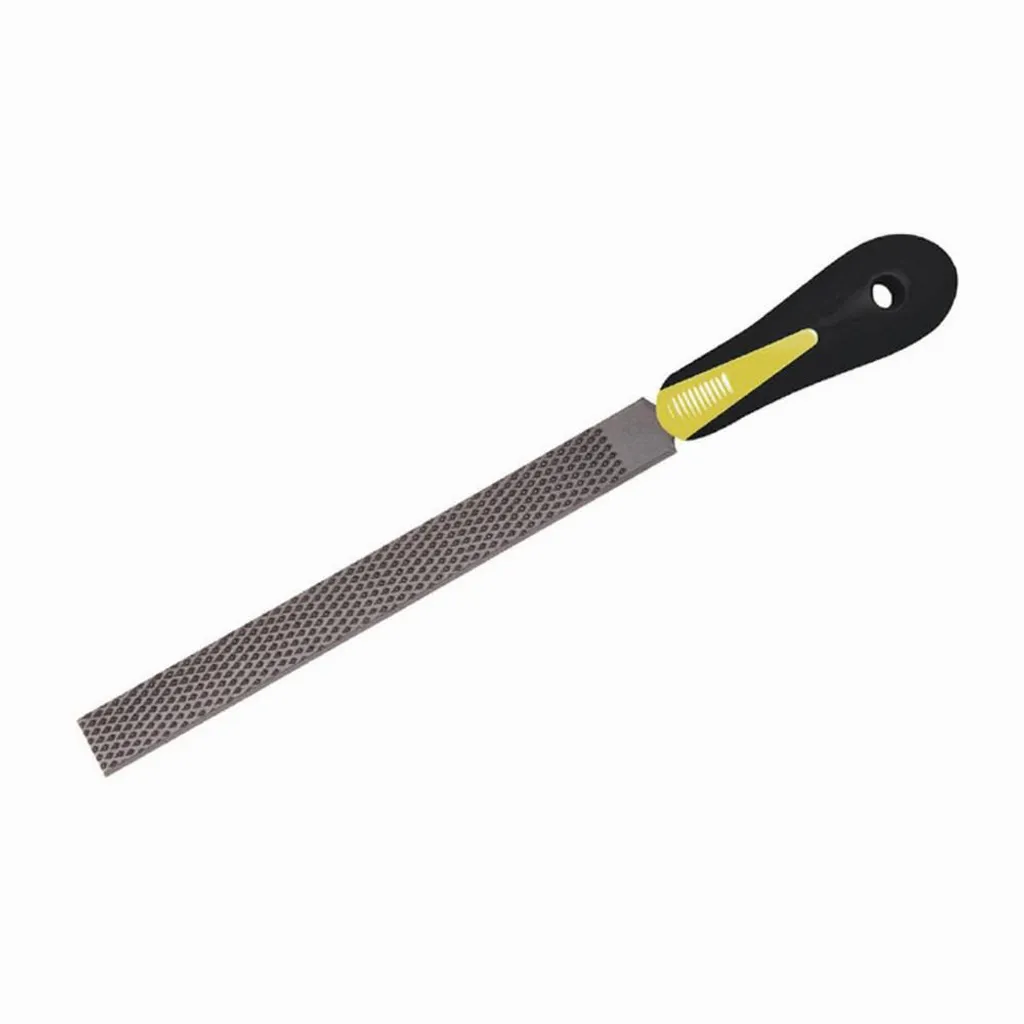 Ironside 135-020: Raspa Piatta 200mm con Manico Ergonomico Giallo
