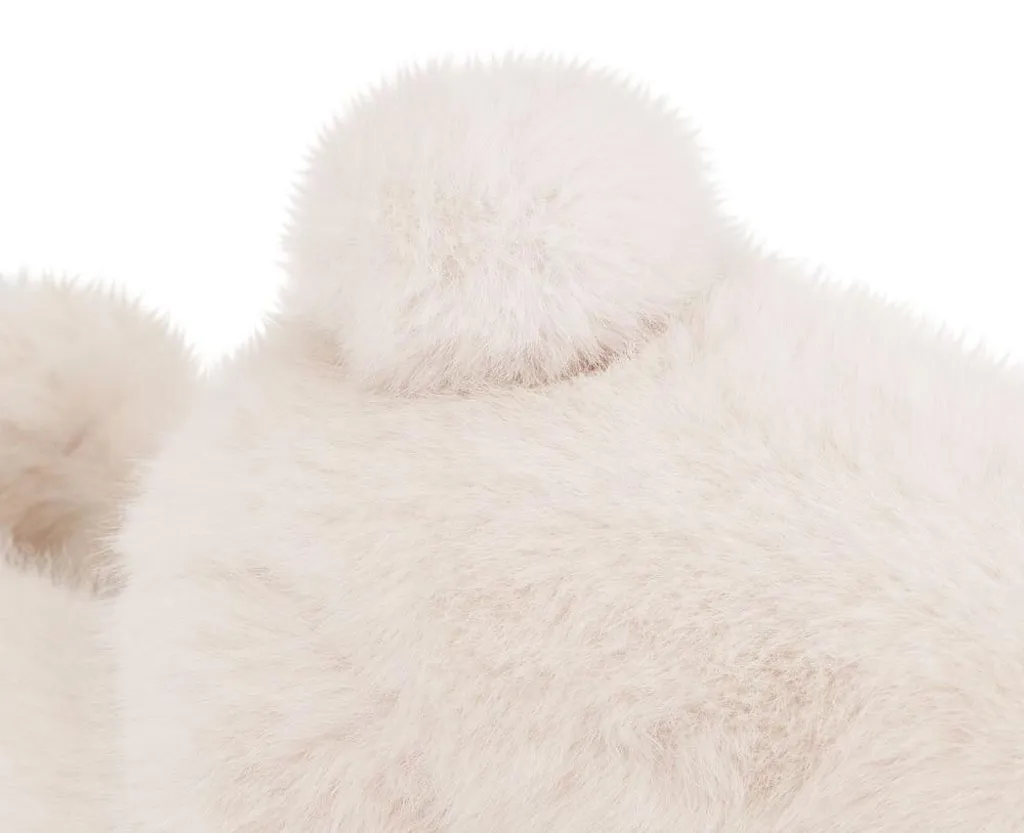 Grand lapin orange en peluche de 40 cm - Texture douce Bunny couché