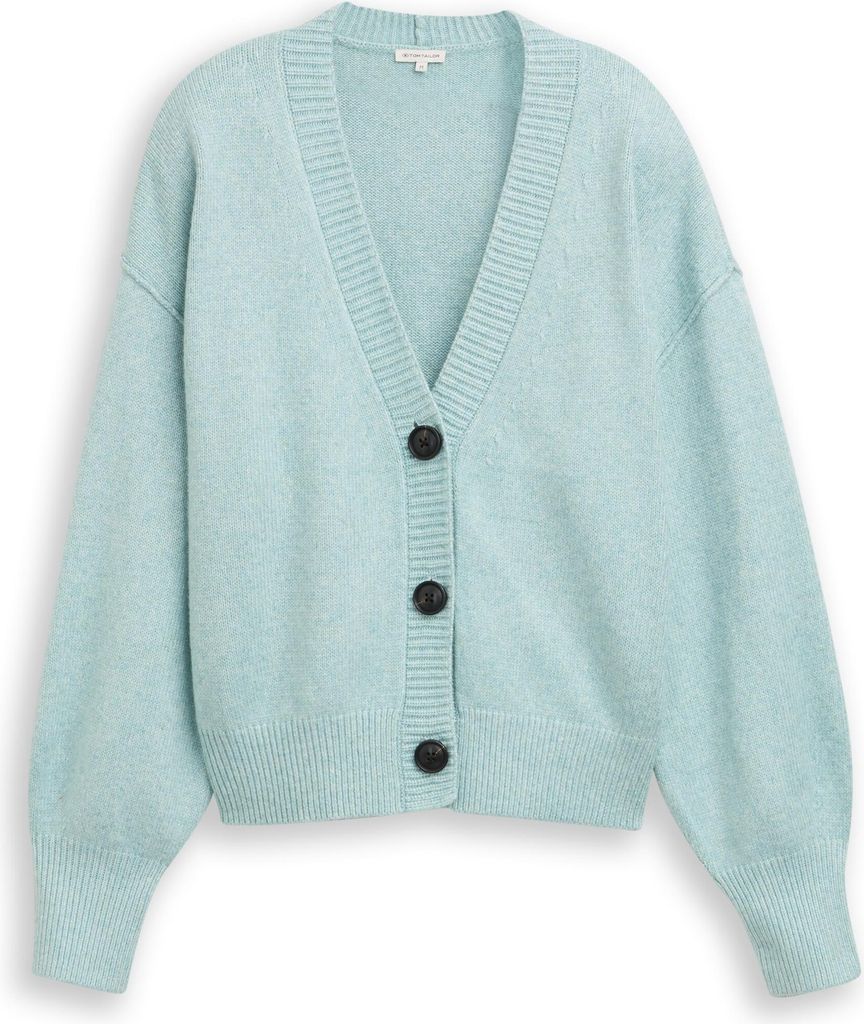 Loose Fit Cardigan mit V-Ausschnitt