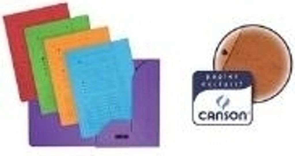 ELBA ULTIMATE Einstellmappe mit 2 Klappen, DIN A4, blau aus 240 g/qm starkem CANSON Karton, Klappen vorgedruckt - 25 St