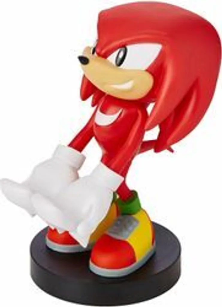 Statue Support Knuckles Sonic 21cm avec Bras Robustes Cable Guy Rouge - 4