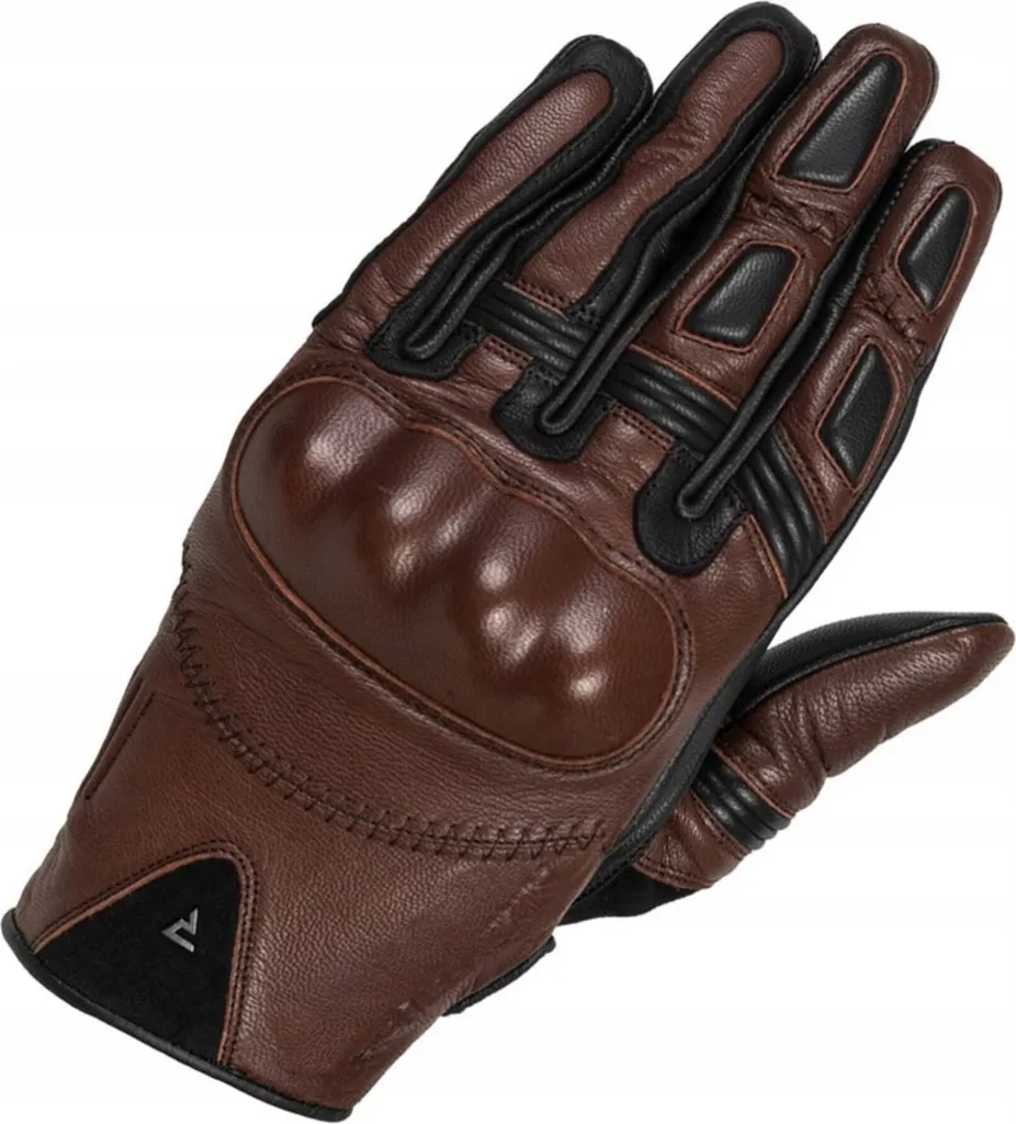 Gants Moto Rebelhorn PB217878 Noir - Protection Carbone et Grip Pro