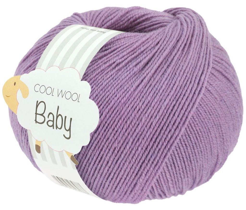 Lana Grossa - Cool Wool Baby 0328 lila Produktbild 