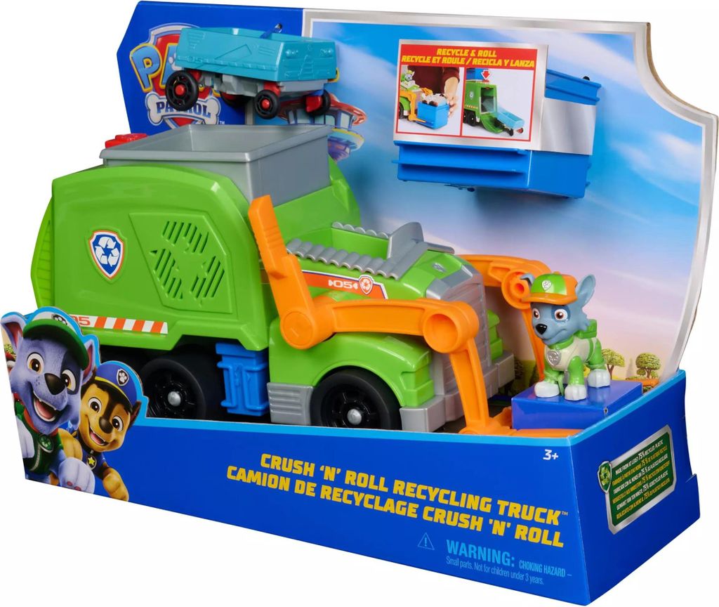 PAW Patrol Crush N’ Roll Recycling Truck, Smetiarske auto, Obrázok produktu 
