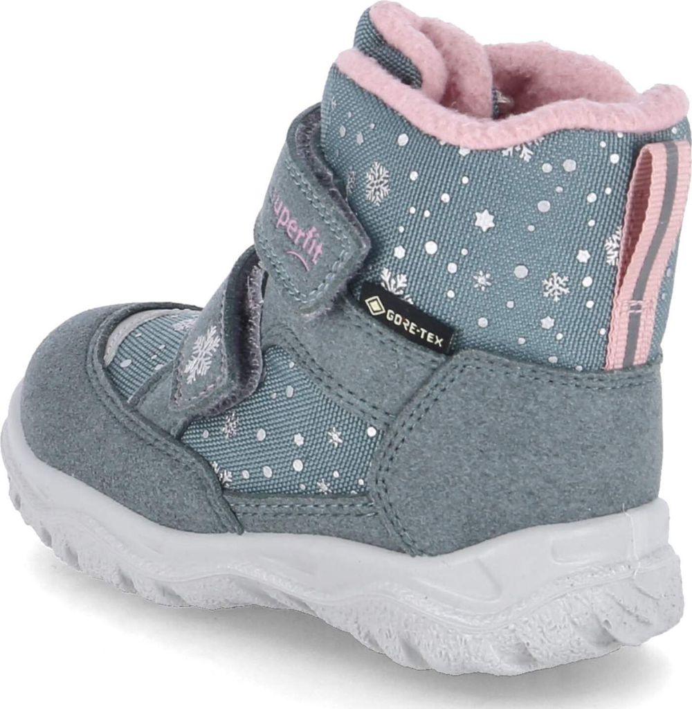 Superfit Mädchen Winterstiefeletten HUSKY1 Hellgrün Textil Produktbild 3