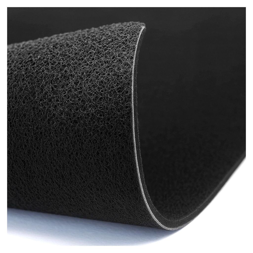 Fahrerfußmatte aus Velours für Renault CLIO IV (2012-2020), Passgenaue Antirutschmatte, Schwarz, 1-teilig, Mattenhalter-Befestigungsclips