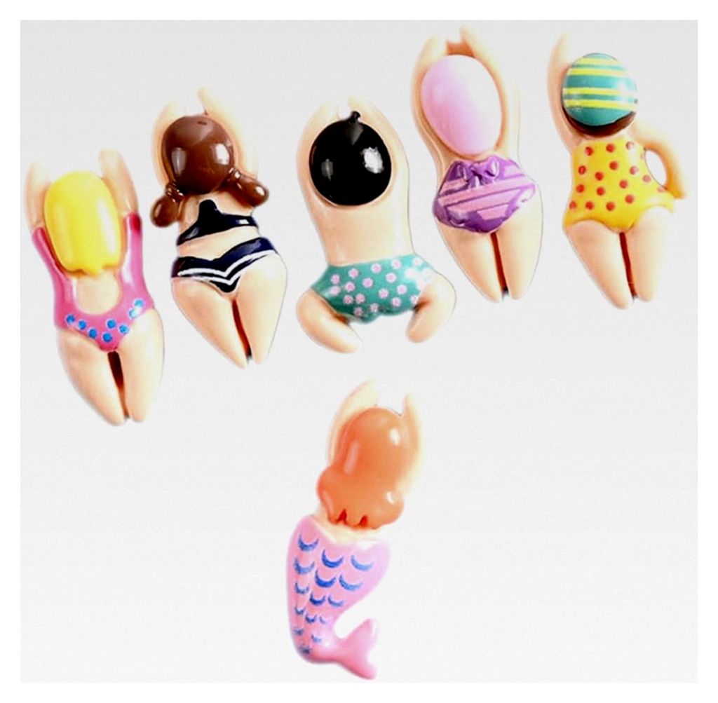 6er Set Menschen für Strand-Mikrolandschaft Miniatur Deko Set