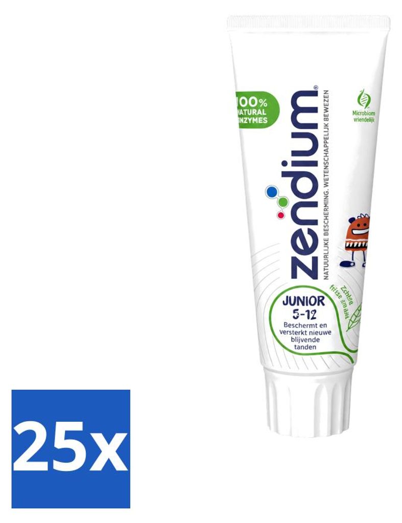 25 confezioni di dentifricio Zendium Junior, per bambini Immagine del prodotto 