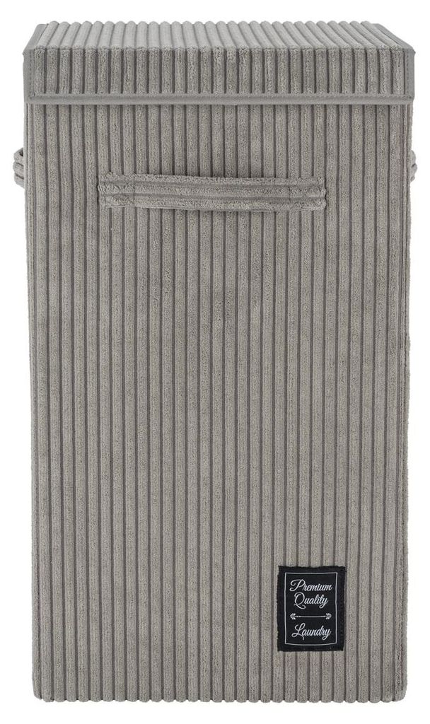 WENKO Wäsche Korb CORA Grau 63 L Sammler Box Sack Truhe Produktbild 