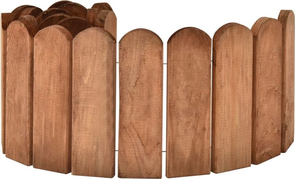 vidaXL Beeteinfassungen 2 Stk. 120 cm Kiefernholz Imprägniert