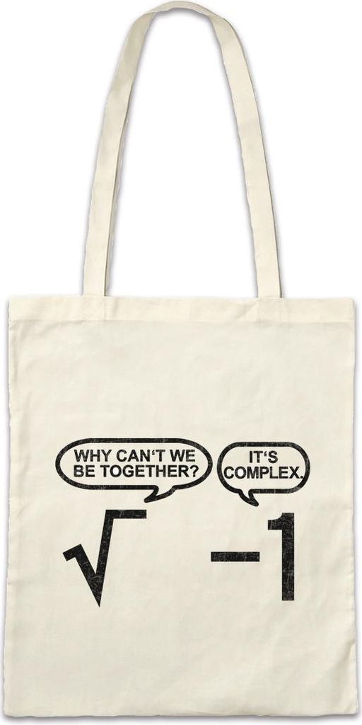 Urban Backwoods Being Together Is Complex, Stofftasche, Farbe: Beige