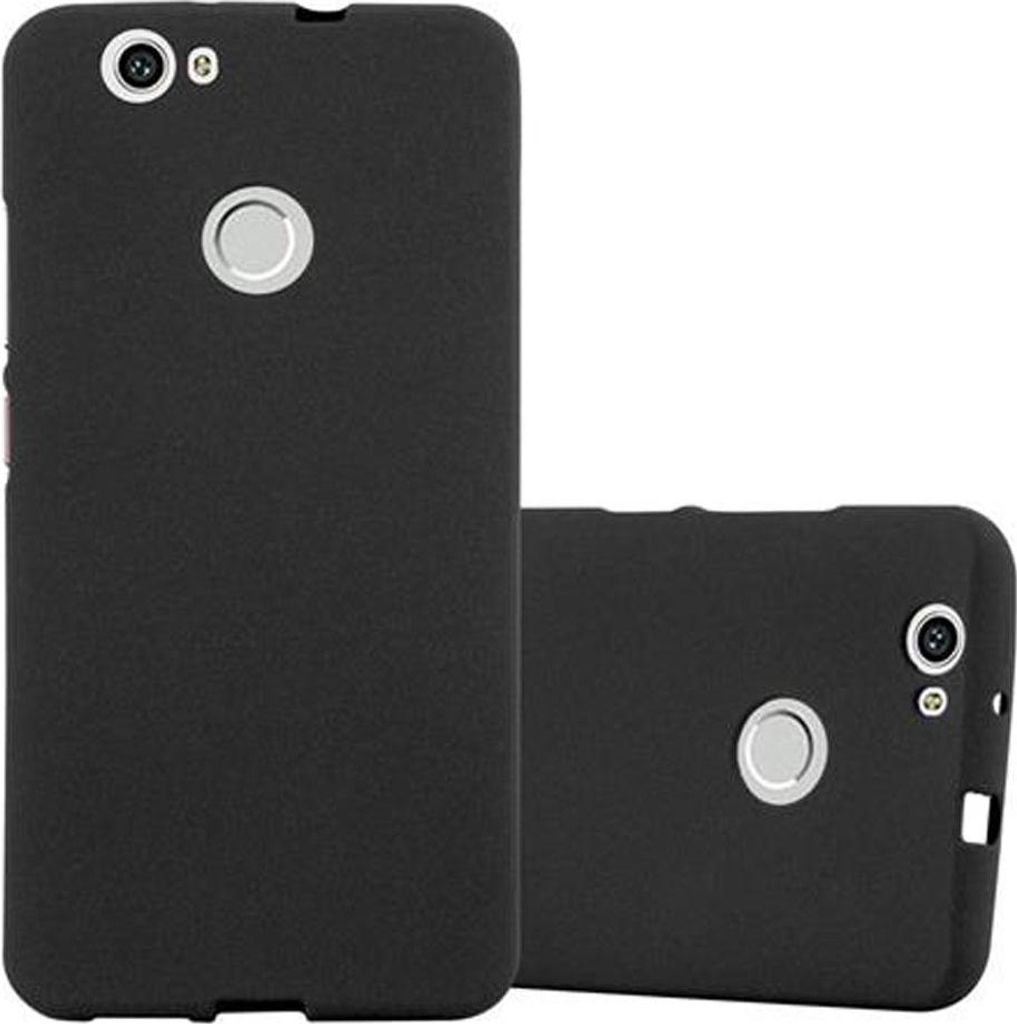 Cadorabo Schutzhülle für Huawei NOVA Hülle in Schwarz Handyhülle TPU Etui Cover Case