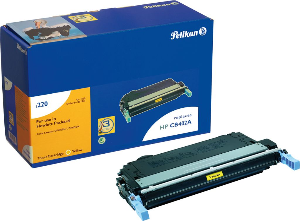 Pelikan Toner 1220 ersetzt hp CB402A, gelb