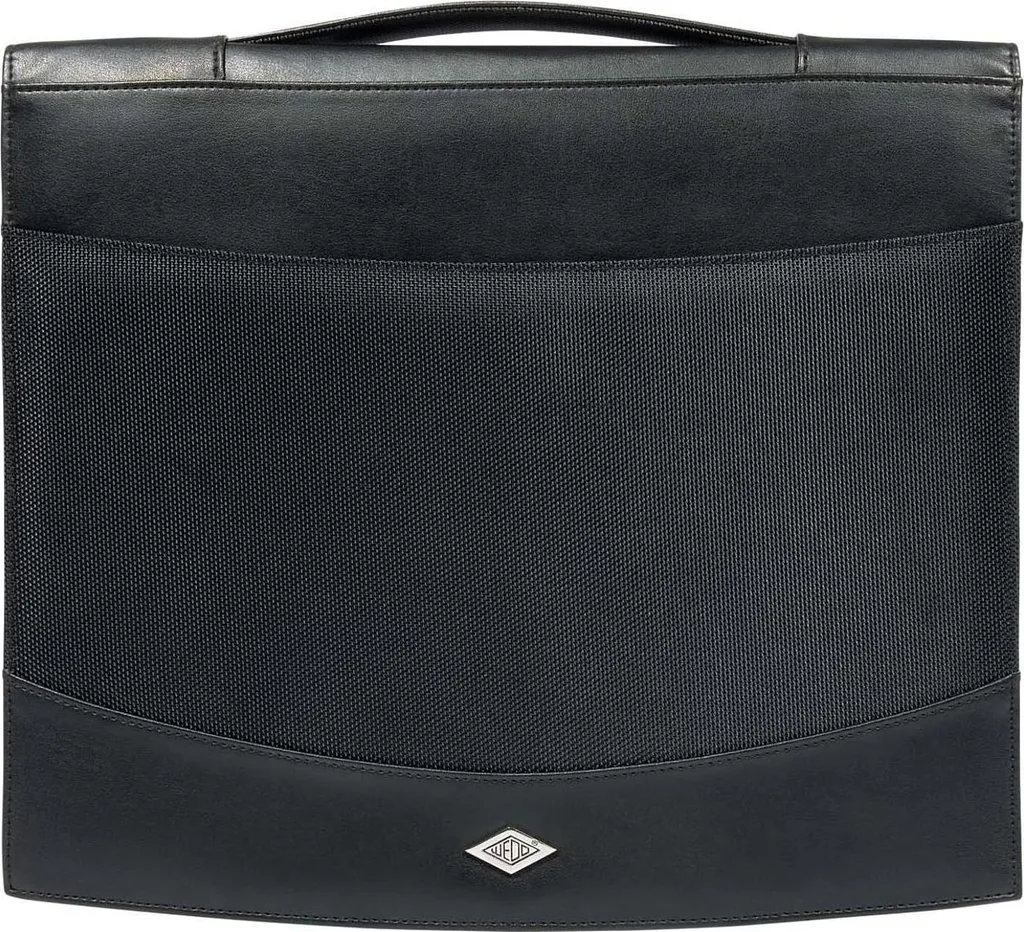 Porte-documents A4 WEDO Elegance noir pour dossiers professionnels