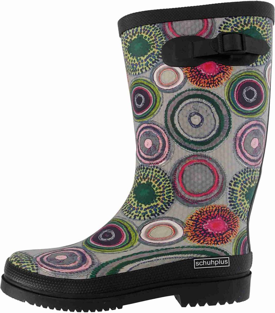Bockstiegel Damen Regenstiefel Anja schwarz/multi 42