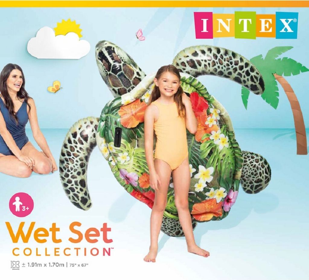 INTEX Dmuchany żółw morski 191 x 170 cm Zdjęcie produktu 19
