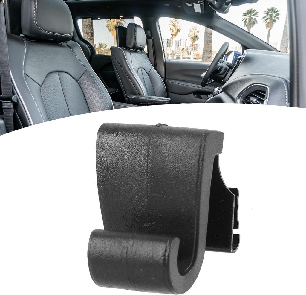 Autofenster-Sonnenschutz-Haken, Kunststoff, sichere Befestigung, 5XR76DX9AA, Tür-Sonnenschutz-Clip, Ersatz für Pacifica Voyager