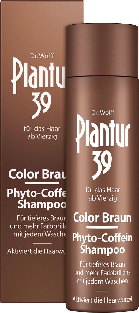 Plantur 39 Color Braun Phyto-Coffein-Shampoo 250 ml Zdjęcie produktu 1