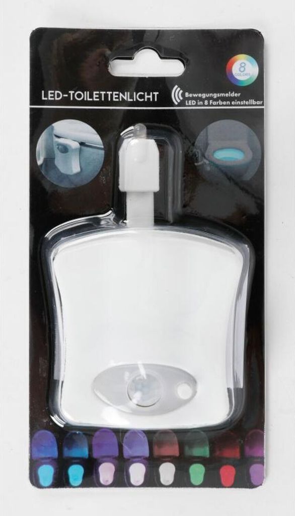 LED-Toilettenlicht mit Bewegungsmelder Licht Beleuchtung Lampe WC Toilette TOP