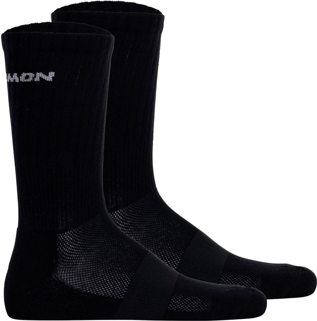 Salomon Uni Socken, 2er Pack - EVASION CREW, Wandersocken, atmungsaktiv Schwarz 36-38
