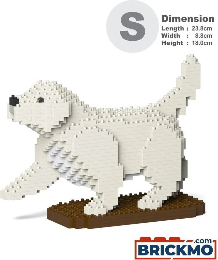 JEKCA Golden Retriever 05-M01 ST19GR05-M01 Chien en Briques à Construire