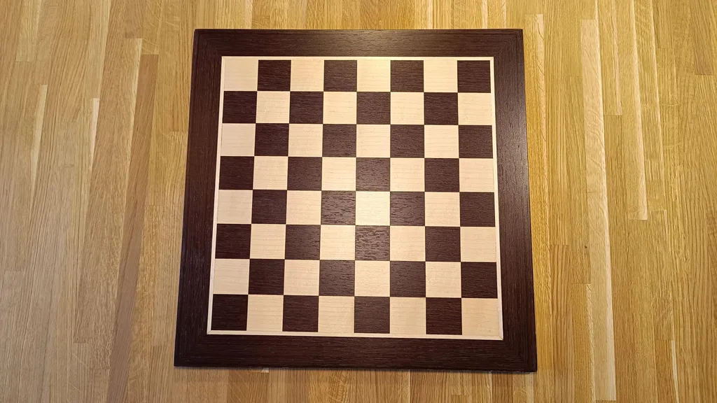 Échiquier n° 4 en bois de Wengé et Érable - Plateau de Jeu de Luxe - 4