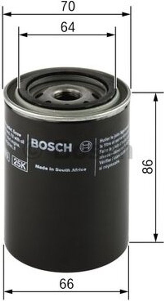 Bosch Ölfilter  F 026 407 025 Produktbild 