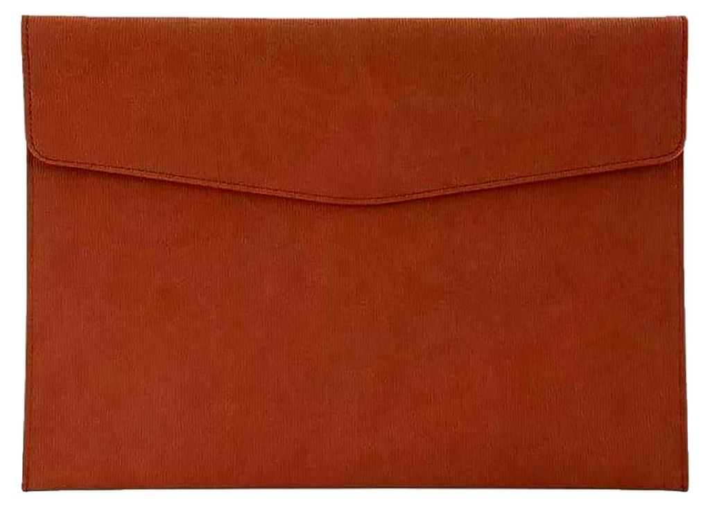 Große PolyurethanDokumententasche mit schlankem Design und durchdachtem Innenraum, elegante braune Aktenmappe für Studium und Büro zur Aufbewahr...