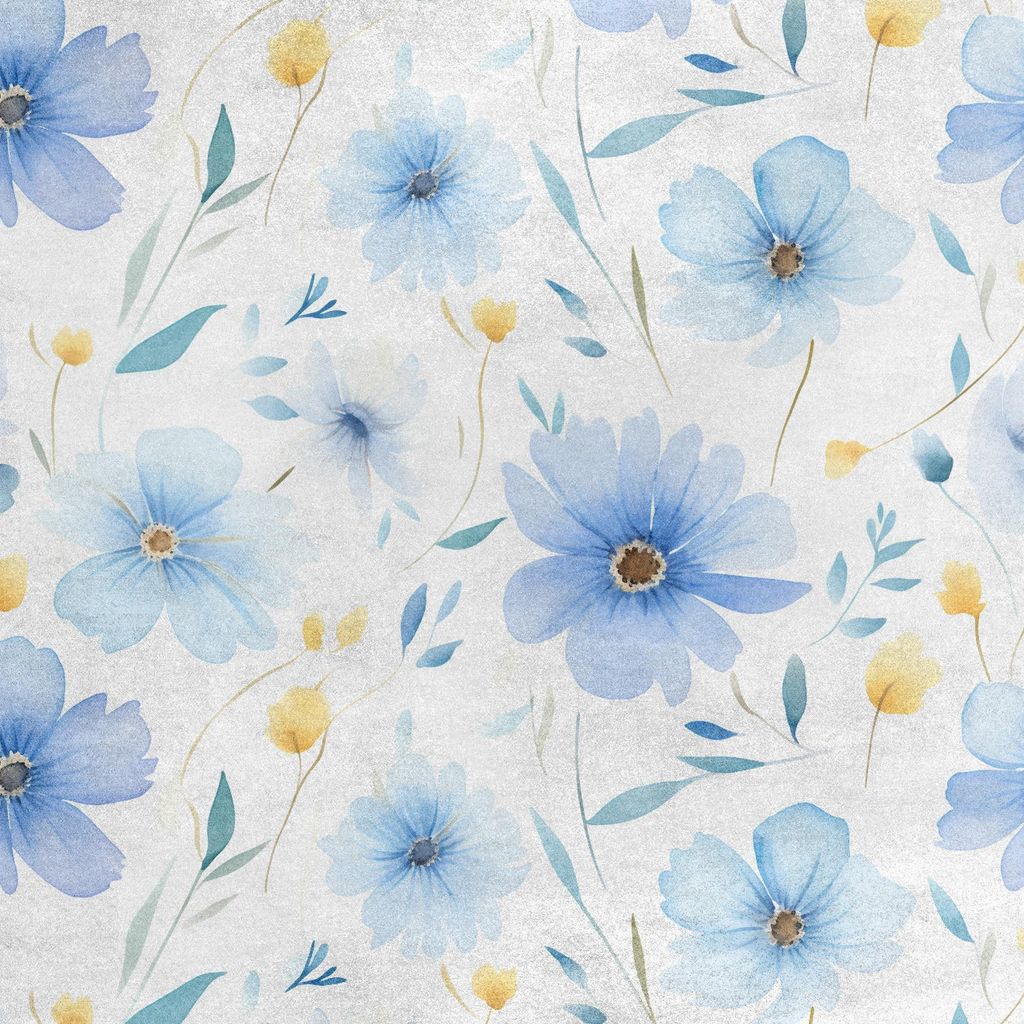 Royal Samt Stoff Polyester Zum Nähen - Motiv Blumen - RDX2924