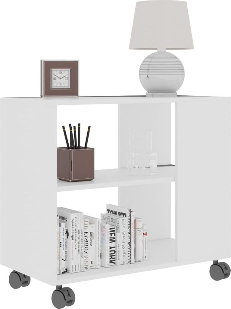 “2026 Modern“ Beistelltisch Weiß 70x35x55cm Holzwerkstoff - Designermöbel 602928 - Konsolentische